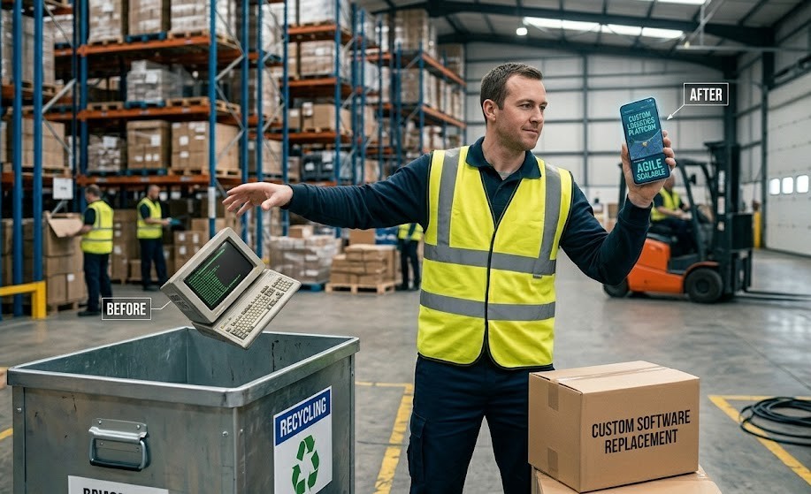 Why Large Enterprises Replace Legacy TMS Systems with Custom Logistics Software