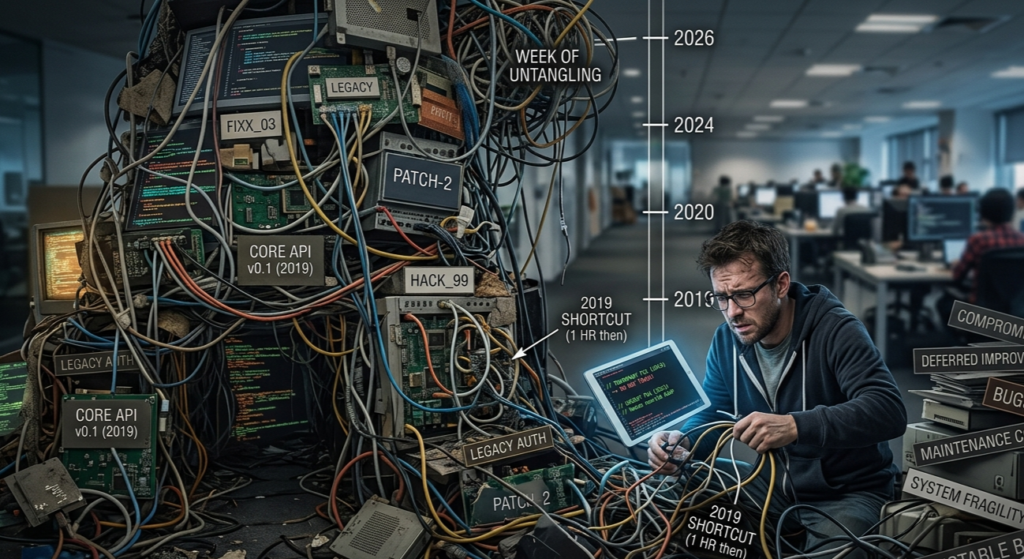 Technical Debt in Enterprise Software: What It Costs and How to Pay It Down