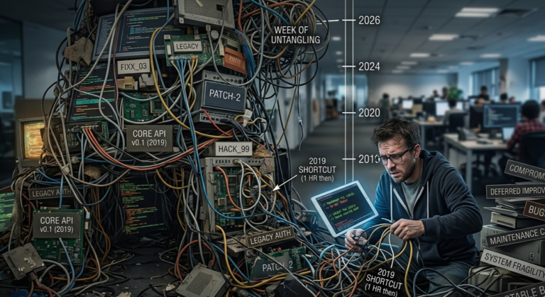 Technical Debt in Enterprise Software: What It Costs and How to Pay It Down
