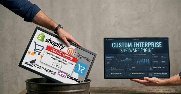Ecommerce Solutions: When Custom Software Outperforms Off-the-Shelf Platforms for Enterprise Retailers