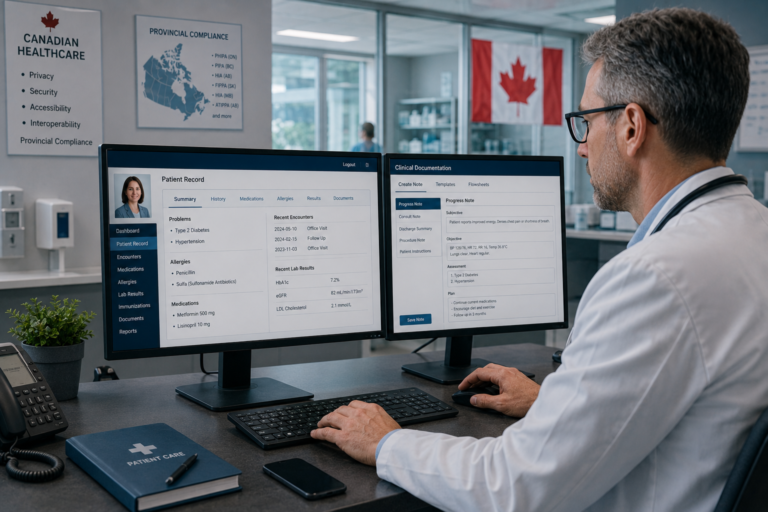 EHR Software and Healthcare Custom Development: What Canadian Healthcare Organizations Need to Know